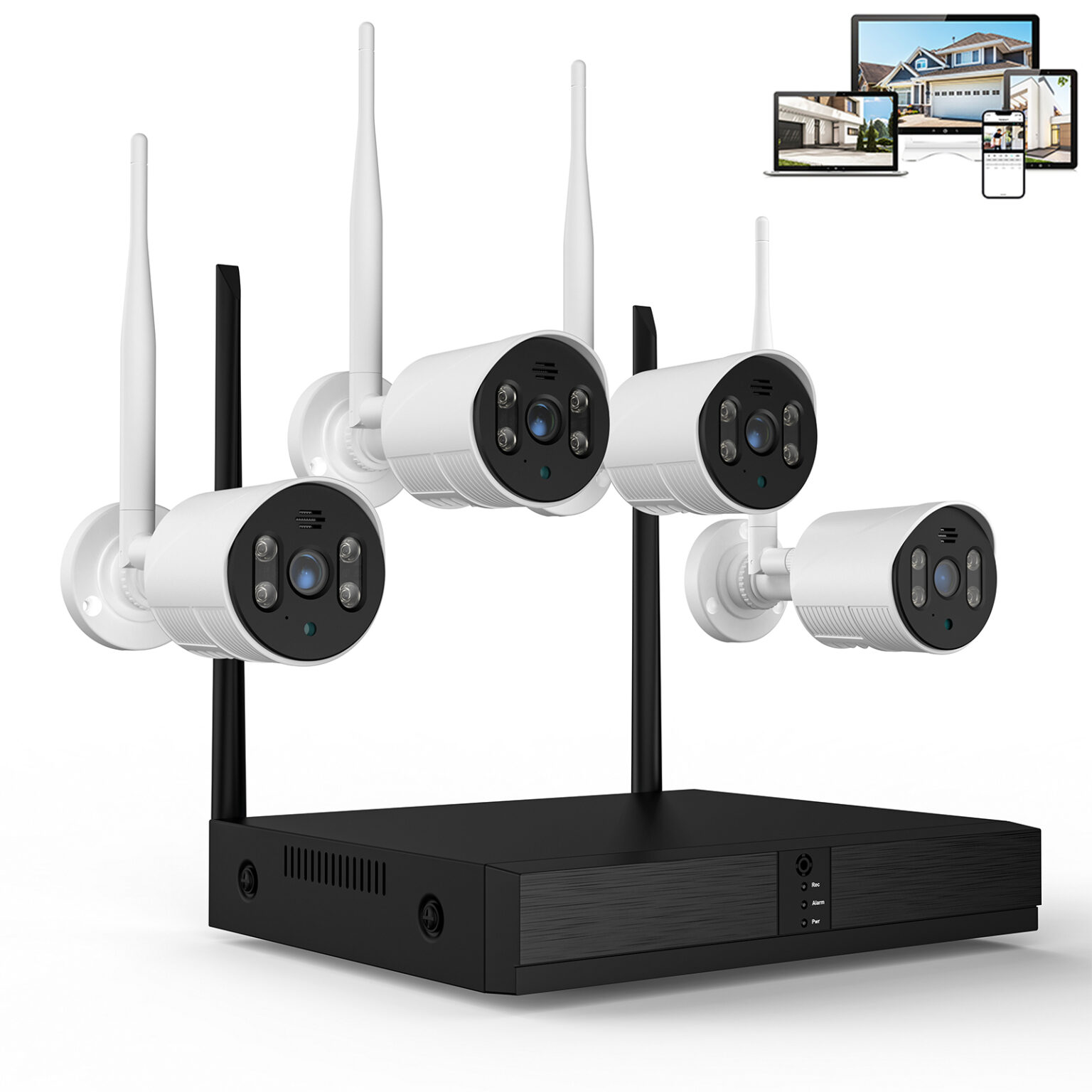 Topvision Security Camera System Wireless 8ch 3mp Nvr Home Security