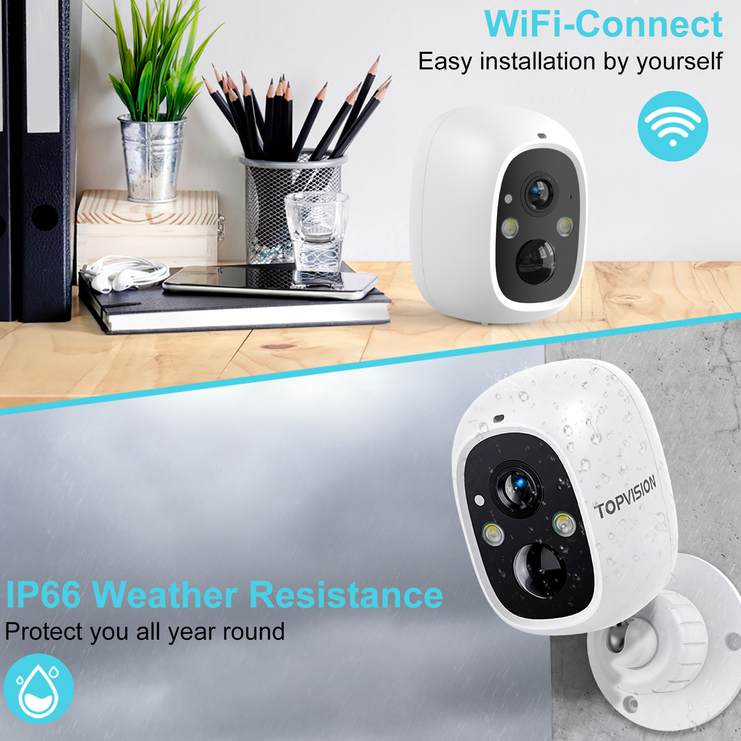 Wifi Camera, Wireless Camera