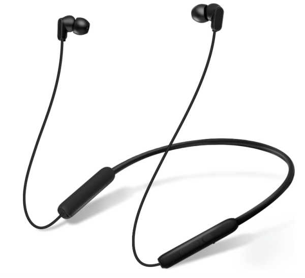 TOPVISION Bluetooth Neckband Earphones 18 Hours Playtime, V5.0 Bluetooth Neckband Earphones, Detachable Sports Earphones, Wireless Earphones for Phones/Tablets