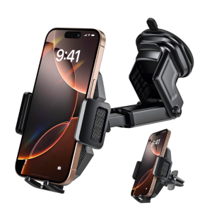 TOPVISION Car Phone Holder, Air Vent Phone Car Holder, Universal Phone Holder for Dashboard and Windshield, Car Mount for Cars, Trucks, SUVs 099