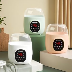 2023 Upgrade Baby Bottle Warmer,Double Bottle Warmer for Breast Milk or Formula with Timer,24 Hours Keep Warm,White
