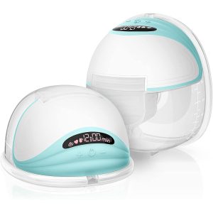 2023 Upgrade Double Wearable Breast Pump, Hands-Free Electric Portable Breast Pump with 3 Mode & 12 Levels, Leak-Proof Design & Low Noise, All-in-One Painless Breastfeeding Breast Pum