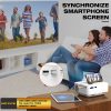 TOPVISION Mini WiFi Projector, 1080P Supported Portable Movie Projector, Home Theater Projector Compatible with TV Stick, HDMI, VGA, USB, AV, Laptop, PS4 - Image 2