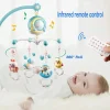 2023 Upgrade Baby Mobile for Crib, Crib Toys with Music and Lights,Hanging Rotating Animals Rattles,Remote Control,for Boy Girl Newborn Baby Toys - Image 4