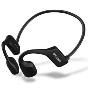 TOPVISION Open Ear Bone Conduction Headphones, Wireless Bluetooth Headset with Built-in Microphones, 8Hr Playtime, Waterproof Sports Headphones for Running Workout Gym