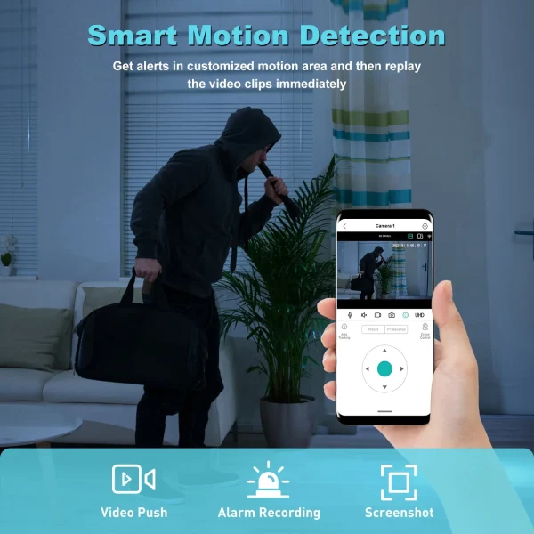 TOPVISION 2K Baby Monitor HD Security Camera with Night Vision for Baby - Image 6