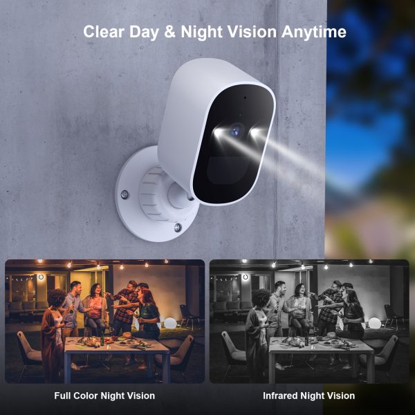 TOPVISION Wireless Security Cameras Outdoor with Spotlight, 4MP WiFi Cameras for Home Security System, Surveillance Camera with Color Night Vision, IP65 Weatherproof, - Image 5