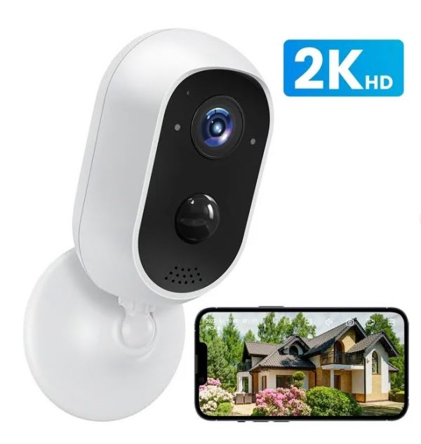 Restored TOPVISION 2K Security Camera Wireless WiFi, Security Cameras with Night Vision, IP66 Waterproof, PIR Motion Sensor, 2 Way Audio, Home Surveillance Camera for Outdoor/Indoor (Refurbished)