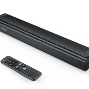 TOPVISION Sound Bar for TV, 21" Soundbar Bluetooth 5.0 with Led Light, 3D Surround TV Speakers with Remote Control, Optical/AUX/RCA/USB Connection