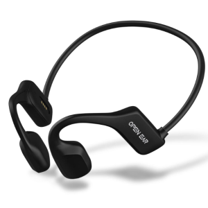 TOPVISION Open Ear Bone Conduction Headphones, Wireless Bluetooth Headset with Built-in Microphones, 8Hr Playtime, Sports waterproof headphones