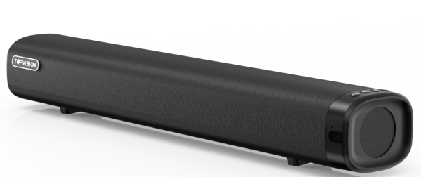 TOPVISION 2.1ch Sound Bar for TV, 80W Sound Bar with Built in Subwoofer,USB/AUX/Optical/HDMI/Bluetooth Connect, SL02