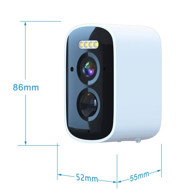 TOPVISION Outdoor Wireless Security Camera, 4MP 1080P, Color Night Vision, 2-Way Talk, Motion Detection, Includes Accessories