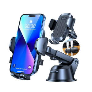 TOPVISION Car Phone Holder, Air Vent Phone Car Holder, Universal Phone Holder for Dashboard and Windshield, Car Mount for Cars, Trucks, SUVs