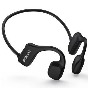 TOPVISION Open Ear Air Conduction Headphones, Wireless Bluetooth Earbuds with Microphone, IPX5 Waterproof Sweatproof Sports Headset for Running, Cycling, Hiking, Workout