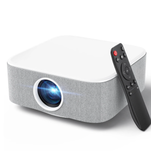 TOPVISION Mini Bluetooth Projector, Native 1080P Full HD Portable Projector for Outdoor Use, Compatible with HDMI/USB/iOS/Android