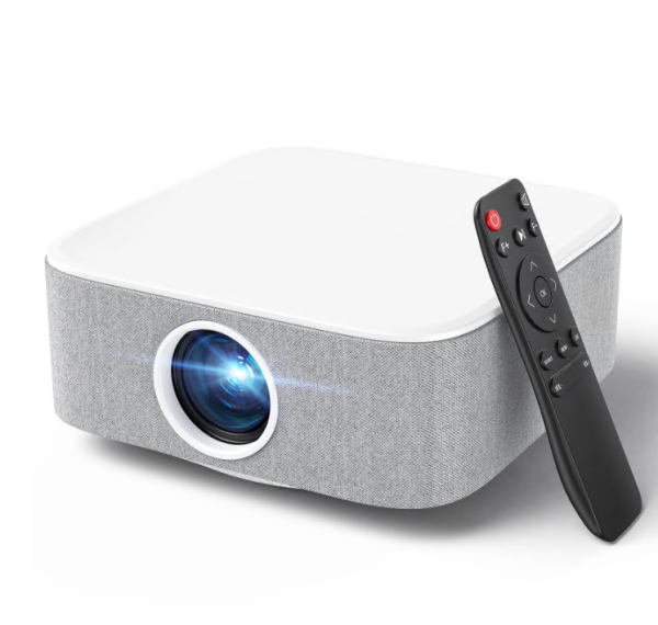 TOPVISION Mini Bluetooth Projector, Native 1080P Full HD Portable Projector for Outdoor Use, Compatible with HDMI/USB/iOS/Android