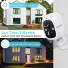 TOPVISION Wireless Security Camera, 2K WiFi Camera with Outdoor Night Vision, IP65 Outdoor Waterproof Camera for Home Security System, Surveillance Camera with PIR Motion Sensor - Image 5