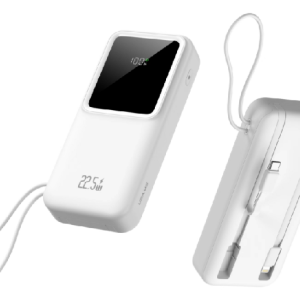 TOPVISION 20000mAh Power Bank Portable Charger with Cables, USB Battery Pack Compatible for iPhone & Android Cell Phone